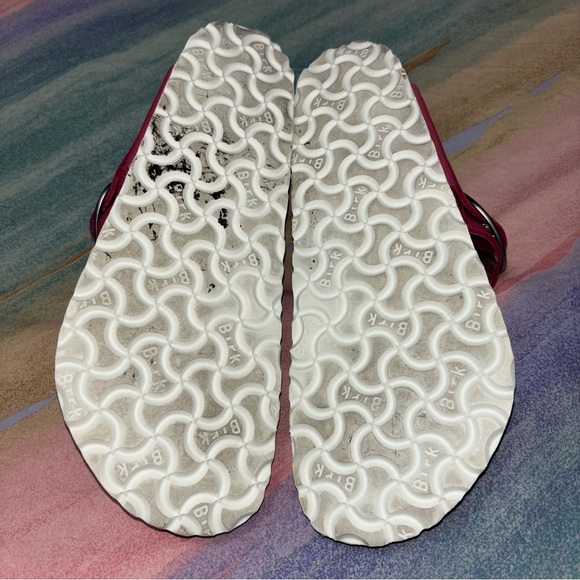 Birkenstock Gizeh Big Buckle Fuchsia Tulip Nubuck women’s size 9 - Picture 10 of 11